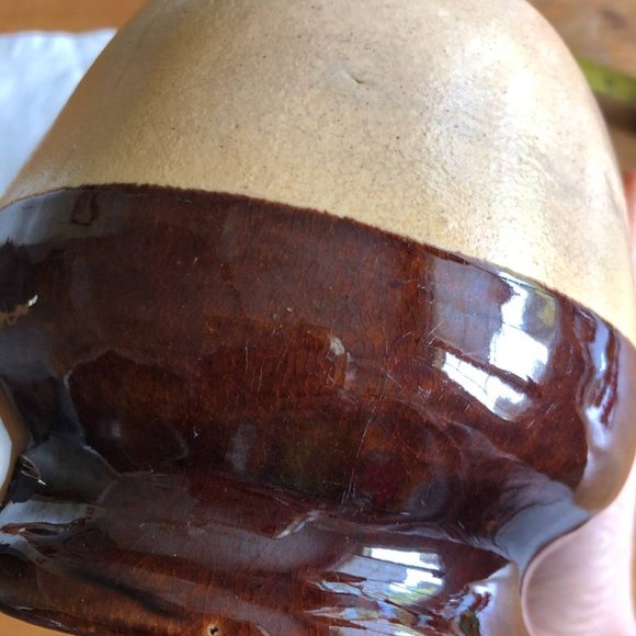 Vintage B&M Brick Oven Baked Beans Stoneware Pot Burnham & Morrill - Picture 8 of 8